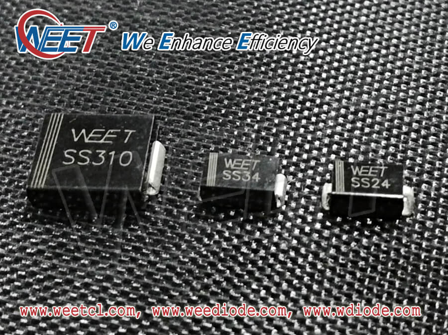 WEET SMB SS310 SMA SS34 SMA-J SS34 Surface Mount Schottky Barrier Rectifiers