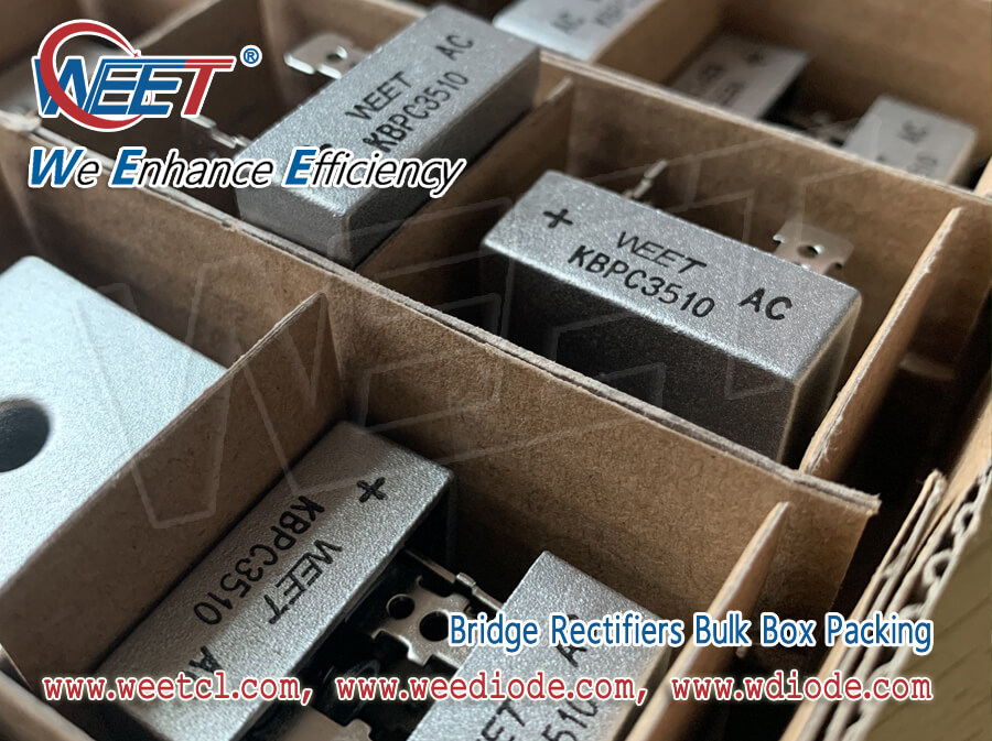 WEET Bridge Rectifiers Package Bulk Box Packing KBPC KBPC-W BR BR-W KBU KBP KBL