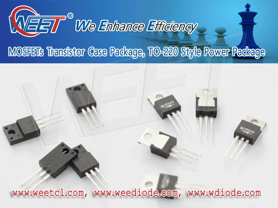 WEET-Transistor-Case-Package-TO-220-Style-Power-Package-P-Channel-MOSFET-PMOS-For-Switch-Circuit-WEE-Technology