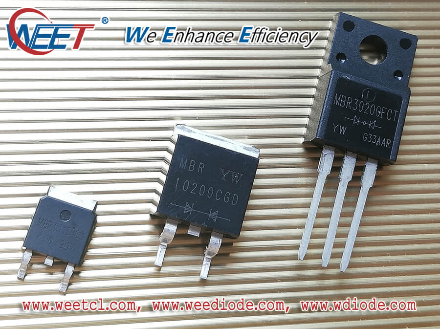 WEET MBR30300CT MBR30300FCT 30A High Barrier Power Schottky Rectifiers 300V Features